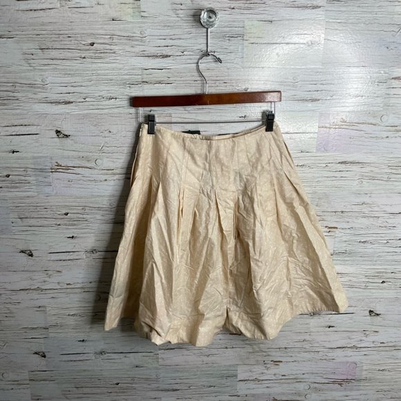 Club Monaco cream polka dot a line full skirt white size 2 NWT - Picture 8 of 11